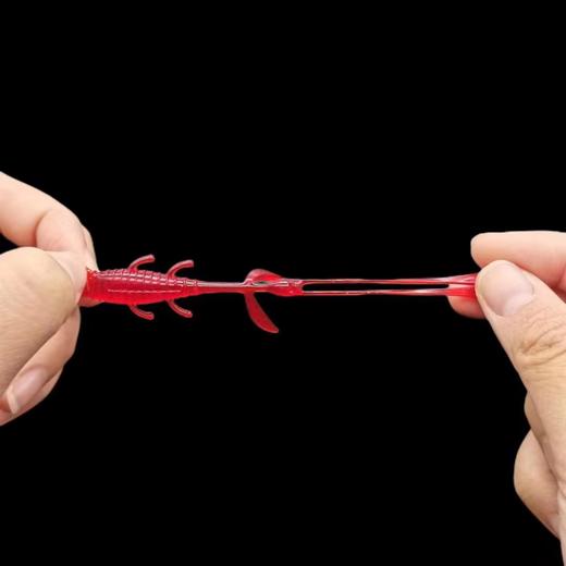 江左新品多足虾虫黑坑鲈鱼鳜鱼软饵虾型65mm1.7克 商品图1