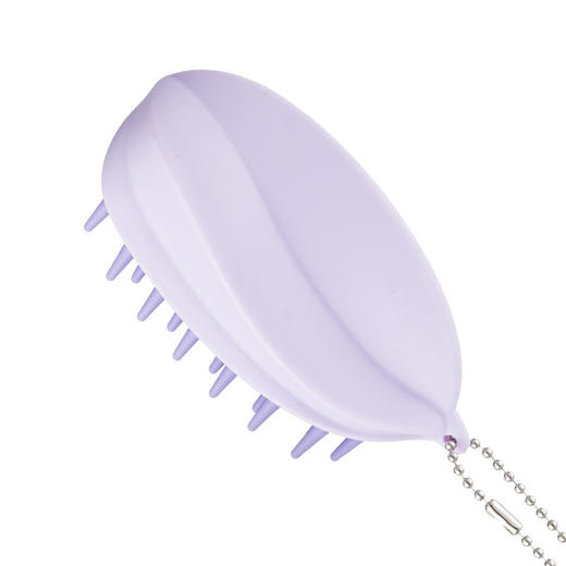 日式杨桃原创造型头皮按摩洗头梳 干湿两用清洁洗发硅胶洗头刷 商品图10