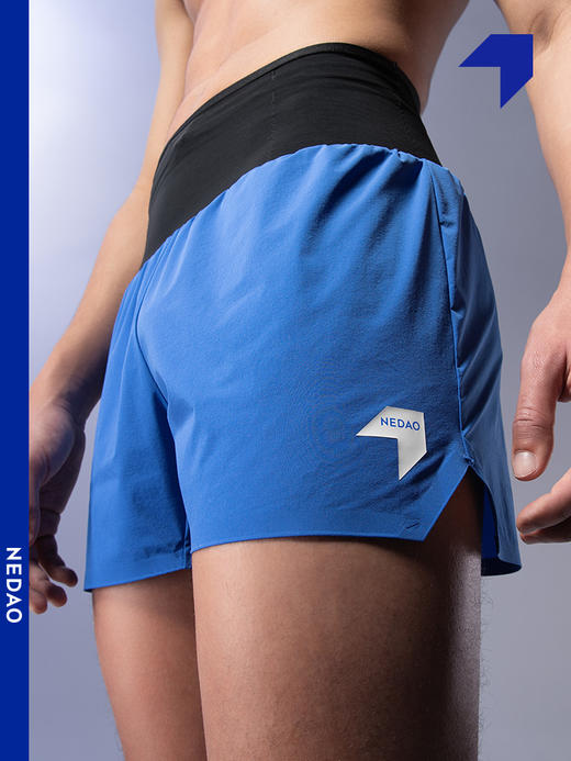 男子跑步短裤 NEDAO内道 3寸越野跑马拉松跑步装备 跑步训练短裤 商品图0