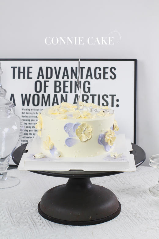 【1436】优雅白紫雕花 商品图3