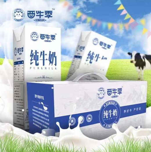 西牛季纯牛奶200ml*12 商品图0