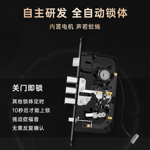 凯迪仕（KAADAS） K20 Max Plus 智能锁指纹锁家用防盗3D人脸识别可视猫眼密码锁 红古铜 商品图5