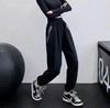 跃牌【明丽逸动】系列 新款速干运动裤女宽松高腰健身长裤梭织直筒收脚哈伦休闲卫裤AL8039 商品缩略图2