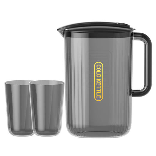 【冷热两用 1壶4杯】家用简约大容量凉水壶 耐高温透明水杯套装果汁壶 商品图4