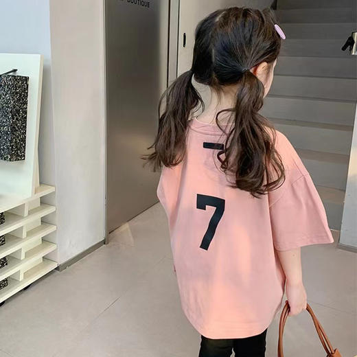 【潮酷亲子装】2023新款夏装儿童t恤韩版女童短袖纯棉夏季上衣潮T亲子装 商品图5