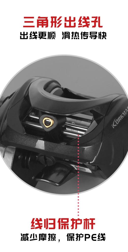 巴博斯大物水滴轮外加泄力报警抛投顺滑可海钓 商品图4