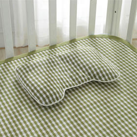 【天生透气 凉而不冰】婴儿U型枕防偏头定型枕0-1岁宝宝头型纠正矫正亚麻护枕新生儿透气