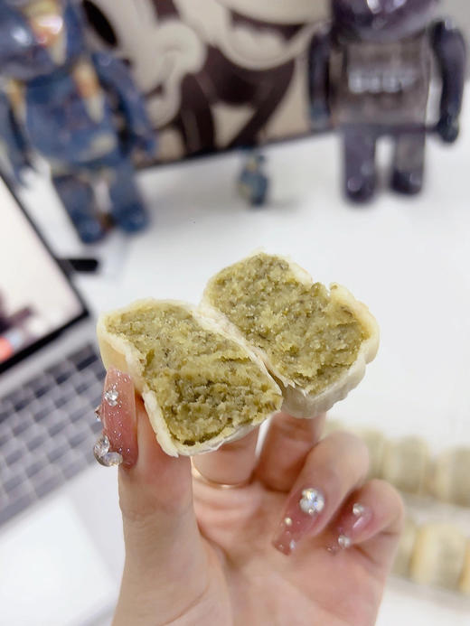 皮薄馅厚🌝好吃到停不下来的手工绿豆饼 商品图3
