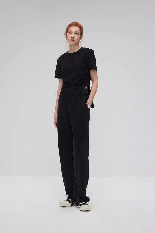 不规则低摆T恤 商品图0