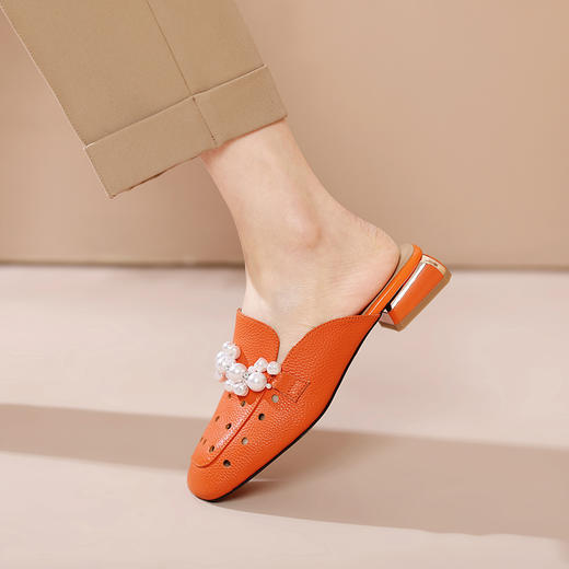 夏天爆款包头拖鞋，平底外穿凉拖网红洞洞鞋百搭拖鞋HYT-7098A 商品图8