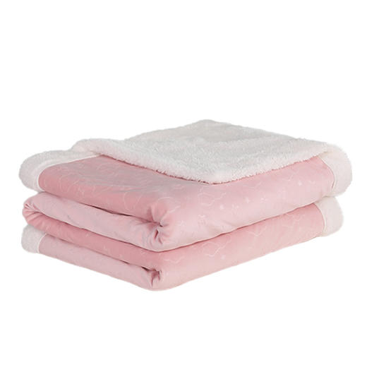 【一毯多用 宝宝整夜恒温安睡】婴儿盖毯初生宝宝儿童洗澡浴巾 牛奶绒空调被卡通羊羔绒 盖毯包被 商品图7