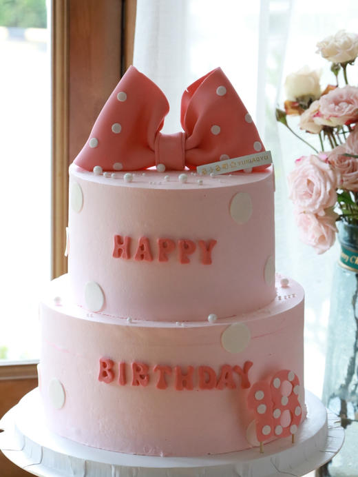 粉色波点蝴蝶结（数字可以更改） 商品图5