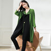 披肩时尚洋气，冰丝大码开衫针织外套女中长款新款春季薄款外搭CC-58-58633 商品缩略图1