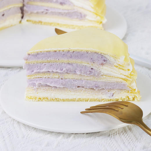 2磅紫泥绵绵千层蛋糕-十人份-下午茶款 商品图4