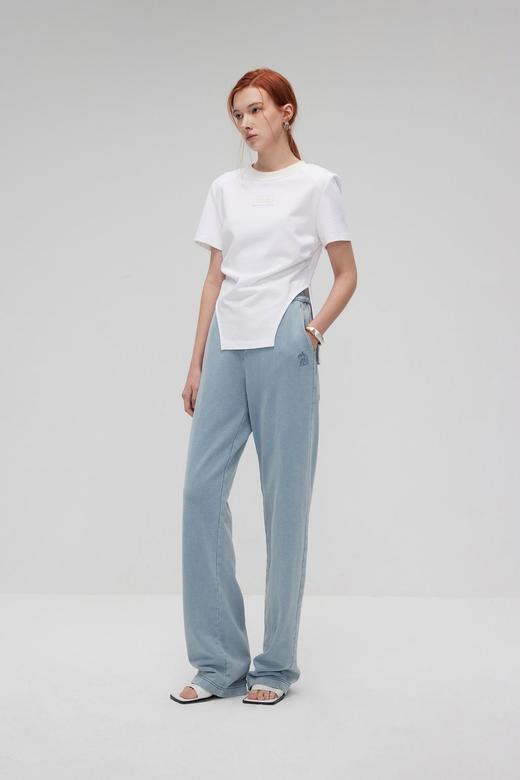 不规则低摆T恤 商品图0