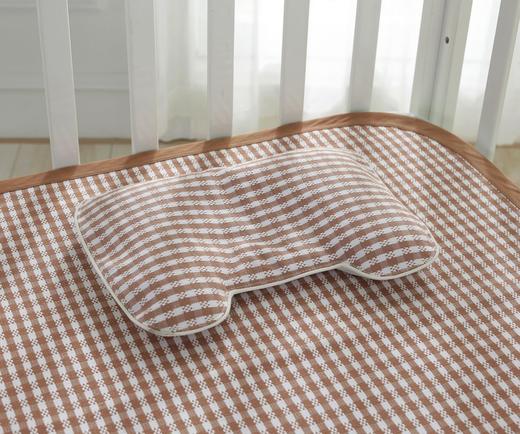 【天生透气 凉而不冰】婴儿U型枕防偏头定型枕0-1岁宝宝头型纠正矫正亚麻护枕新生儿透气 商品图8