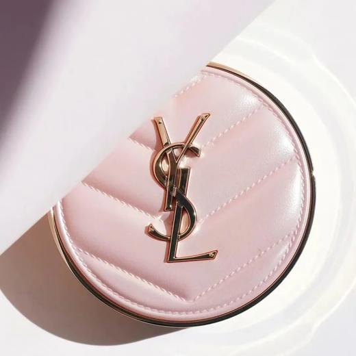 【预售 急单慎拍】YSL圣罗兰高定粉皮革气垫 干皮救星轻薄水光肌b10/b20滋润遮瑕12g 商品图0