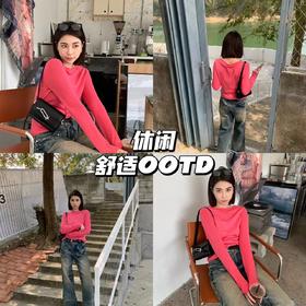 舒适OOTD | 牛仔搭针织，温柔又舒适~🌟