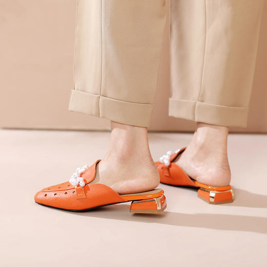 夏天爆款包头拖鞋，平底外穿凉拖网红洞洞鞋百搭拖鞋HYT-7098A 商品图7