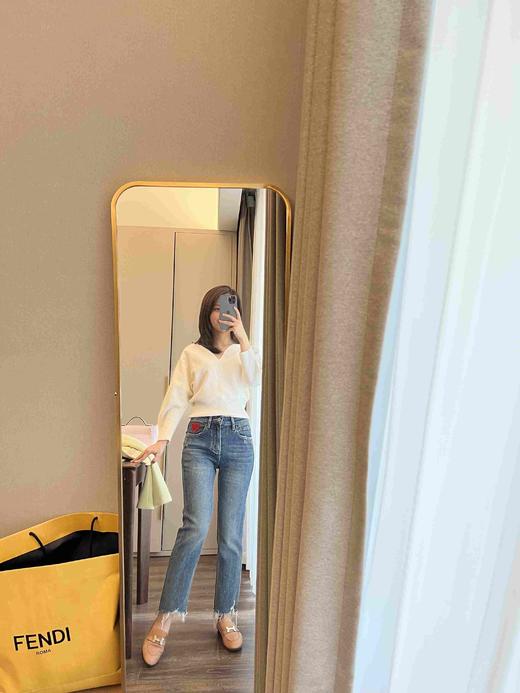 爱心磨边牛仔裤（一口价） 商品图9