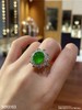 老坑近玻璃艳绿蛋面戒指【3093103】具体价格微信咨询 商品缩略图0
