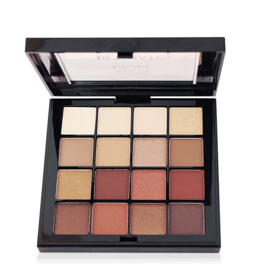 NYX 十六色16色眼影盘珠光哑光暖色平价 眼妆warm大地色盘 USP03#warm neutrals大地色盘 商品图2