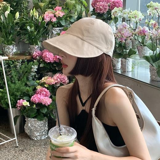 【热销爆品！买一送一！】简约百搭遮阳帽 大头围显脸小渔夫帽 ins简约风防晒帽 百搭帽子女 商品图3