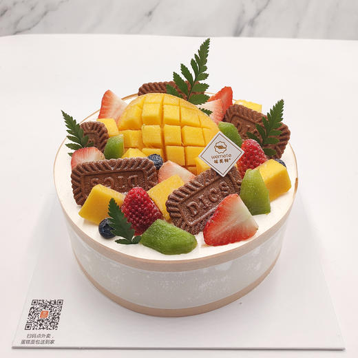 味美特围边新款“缤纷鲜果”水果蛋糕、浓郁清香-美味可口-如需6英寸，请添加客服微信咨询 商品图2