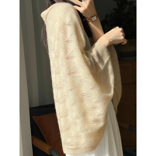 老板娘强推！多功能山羊绒大披肩毯子围巾女开衫外套 R23013 商品图4