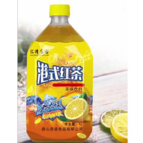 【19.9元/箱】汇清庄园港式红茶/青梅绿茶1L*12瓶