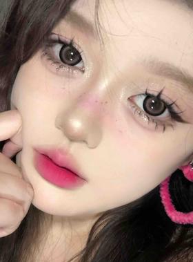 平价年抛 草莓裙 Budercon  | 大直径14.5 着色13.8 (同品牌多副美瞳更划算 选款色板在详情页内) 粉色美瞳、日抛是papadox