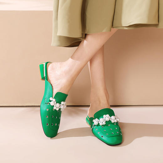 夏天爆款包头拖鞋，平底外穿凉拖网红洞洞鞋百搭拖鞋HYT-7098A 商品图14