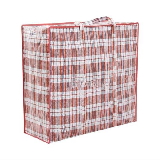 超大蛇皮袋防水手提红白蓝编织袋特大搬家袋加厚行李袋打包袋收纳袋1个 商品图1