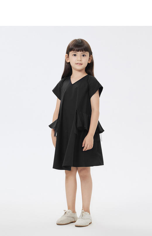 jnby  23年夏款  高密府绸纯色短袖连衣裙  1N4G13570 商品图6