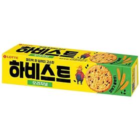 乐天甜蜜收获饼干100g롯데 하비스트 오리지널