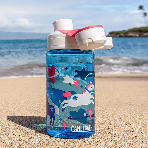 美国驼峰CamelBak 儿童直饮杯便携幼儿园卡通龙口单层水壶0.4L 商品图4