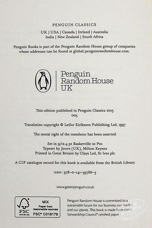 【中商原版】LBS:  03 The Saga of Gunnlaug Serpent-tongue英文原版 小黑书: 03 古拉格瓶耳草传奇 商品图4