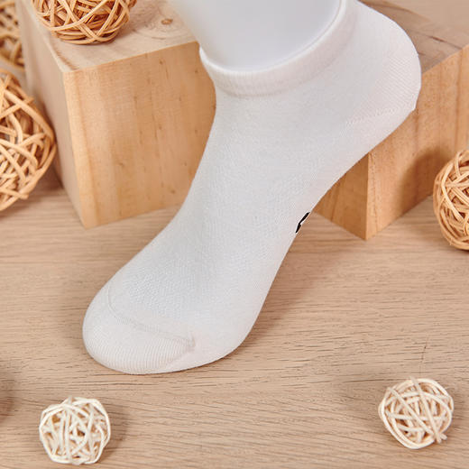女丨短筒袜女船袜不掉跟防臭透气春夏季新款纯棉隐形袜子【2双装 6双6折 2312303】 商品图4