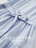 【专属特价】熙世界天丝茶歇法式连衣裙女2024夏季新款泡泡短袖荷叶边蛋糕裙子 商品缩略图3