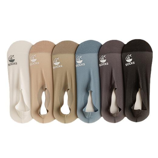 明萱针织 新款男款 均码薄款船袜/隐形袜  简约十色 竖纹设计 柔软舒适 商品图6