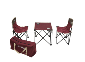 双色折叠桌椅三件套｜YLD-TZS02