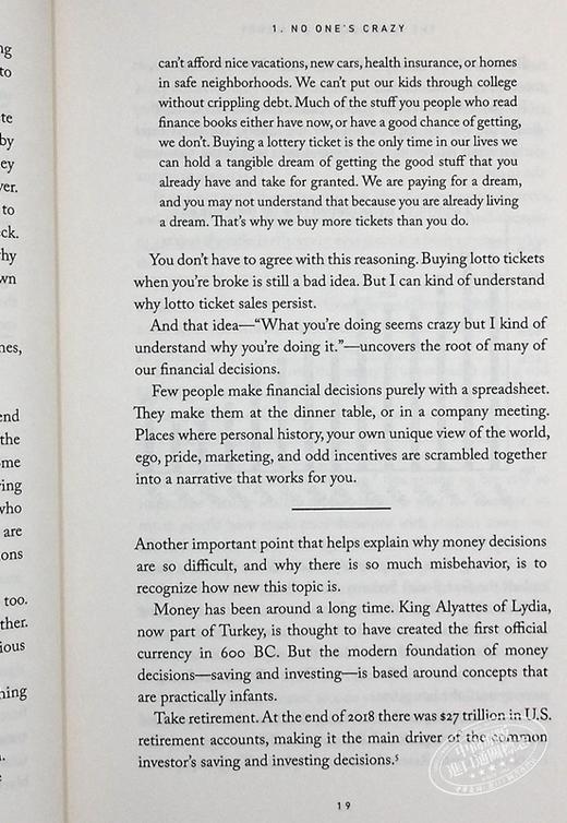 【中商原版】致富心态 关于财富 贪婪与幸福的20堂理财课 The Psychology of Money 英文原版 Morgan Housel 商品图8