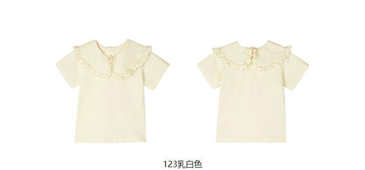 jnby  23年夏款  花领设计弹性短袖T恤  1N4113450 商品图10