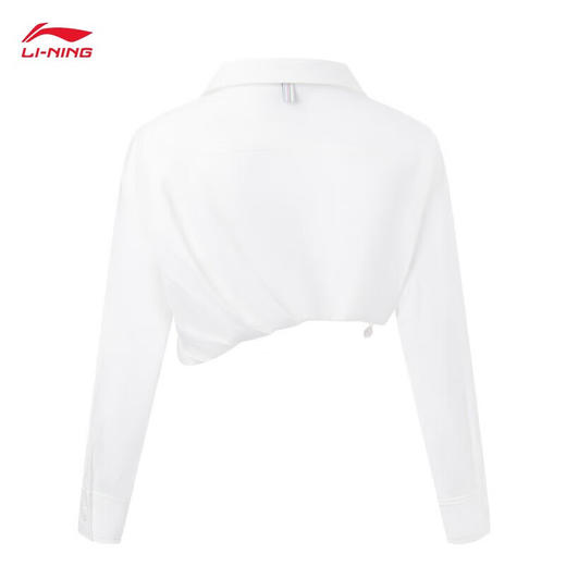 【L断码】李宁（LI-NING）中国李宁休闲外套女2023新款春夏宽松开衫翻领运动服AFDT152【库存有限，如无货将做退款，介意慎拍！】 商品图5