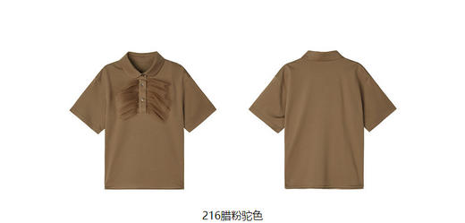 jnby  23年夏款  细纱领口柔软短袖polo衫  1N4113380 商品图13