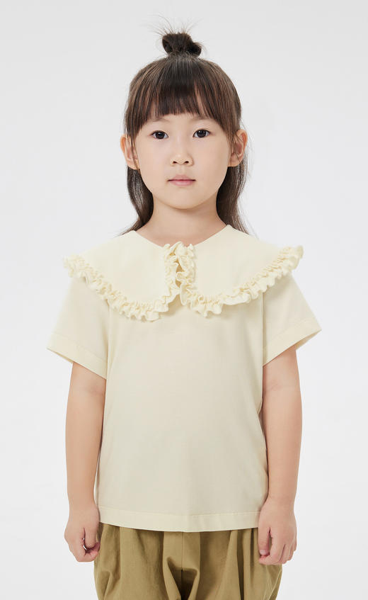 jnby  23年夏款  花领设计弹性短袖T恤  1N4113450 商品图7