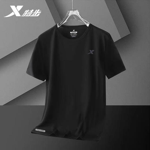 【特*步同款速干衣】同源工厂剪标速干衣 ✅细腻轻薄，排汗秒干 ✅耐磨不起球，春夏必备 ✅黑白两色基础款，简约百搭 ✅尺码从S-4XL，70-215斤都能穿可正式可休闲可运动，可做情侣款，实穿必入！ 商品图5
