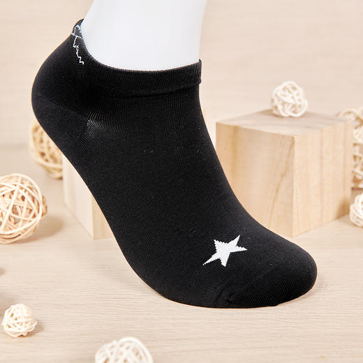 短袜男潮ins夏季薄款透气防臭街头棉男士船袜【2311303】 商品图3