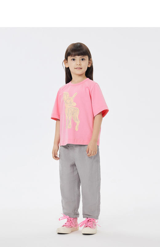 jnby  23年夏款  耐洗针织棉短袖T恤  1N4112500 商品图3