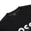 HUGO BOSS 雨果博斯 2023春夏新品 男士BOSS徽标字母印花休闲运动卫衣 黑色 50477043 商品缩略图3